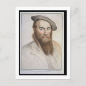 Sir Thomas Wyatt (C.1503-42) engraved by Francesco Postkarte (Vorderseite)