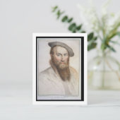 Sir Thomas Wyatt (C.1503-42) engraved by Francesco Postkarte (Stehend Vorderseite)