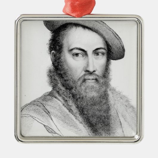 Sir Thomas Wyatt Silbernes Ornament (Vorne)