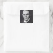 Sir Walter R. M Lamb Quadratischer Aufkleber (Tasche)