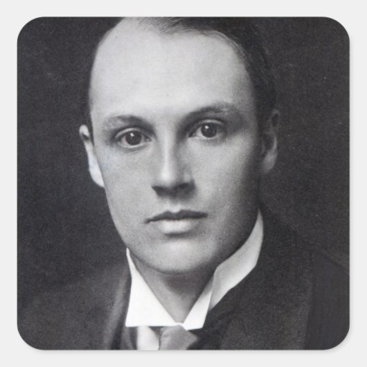 Sir Walter R. M Lamb Quadratischer Aufkleber (Vorderseite)