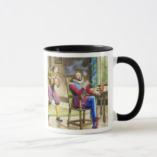 Sir Walter Raleigh (1554-1618) 'von den Blicken in Tasse