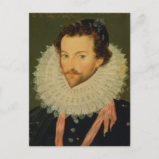 Sir Walter Raleigh 2 Postkarte (Vorderseite)