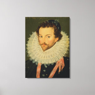 Sir Walter Raleigh Leinwanddruck