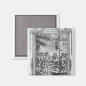 Sir Walter Raleigh Magnet (Vorderseite/Rückseite)