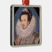 Sir Walter Raleigh Silbernes Ornament (Rechts)