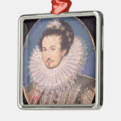 Sir Walter Raleigh Silbernes Ornament (Links)