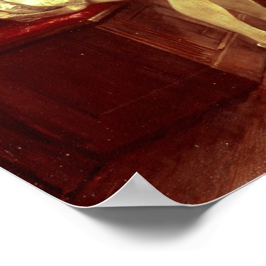 Sir Walter Raleighs Erster Raucher Poster (Ecke)