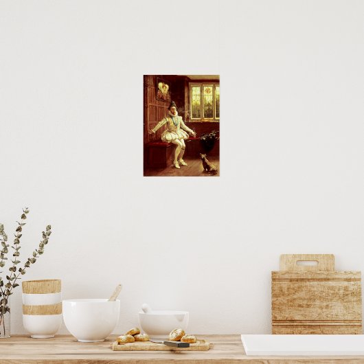 Sir Walter Raleighs Erster Raucher Poster (Küche)