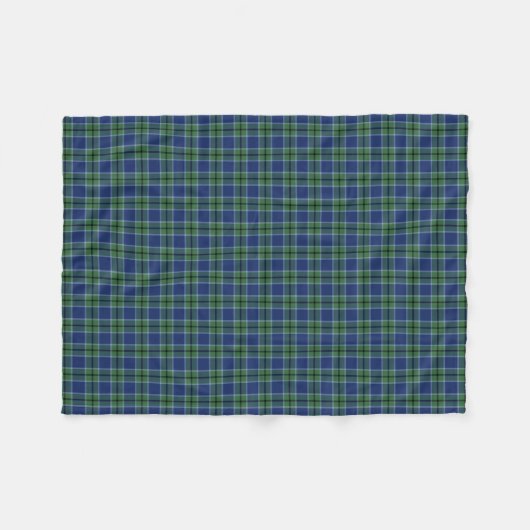 Sir Walter Scott Clan Tartan Fleecedecke (Vorderseite (Horizontal))