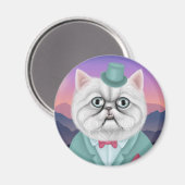 Sir Whiskers Magnet (Vorderseite/Rückseite)