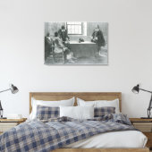 Sir William Berkeley Surrendering Leinwanddruck (Insitu (Schlafzimmer))