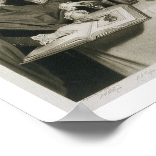 Sir William Hamilton (1730-1803) mit anderen Conno Poster (Ecke)