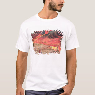 Sir William Hamilton, der die Eruption studiert T-Shirt