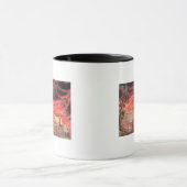 Sir William Hamilton, der die Eruption studiert Tasse (Zentrum)