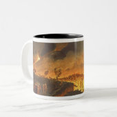 Sir William Hamilton, der Ferdinand IV zeigt Zweifarbige Tasse (Vorderseite Links)