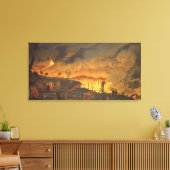 Sir William Hamilton zeigt Ferdinand IV Leinwanddruck (Insitu (Wohnzimmer))