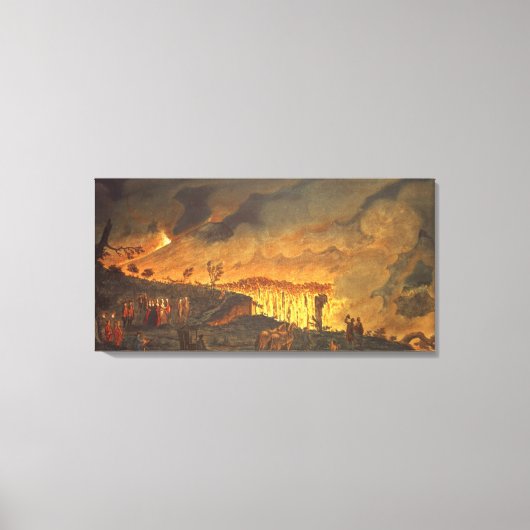 Sir William Hamilton zeigt Ferdinand IV Leinwanddruck (Vorderseite)