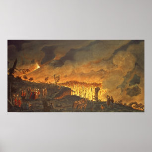 Sir William Hamilton zeigt Ferdinand IV Poster