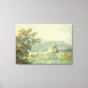 Sir William Hamilton's Villa, c.1795 (w/c über Pen Leinwanddruck