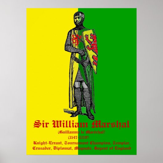 Sir William Marshal Poster (Vorne)