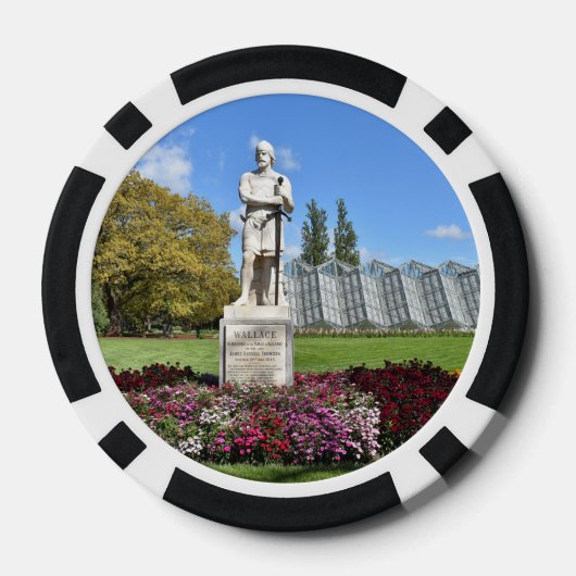 Sir William Wallace Statue Pokerchips (Rückseite)