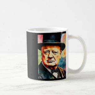 Sir Winston Churchill 2 Sticker Kaffeetasse