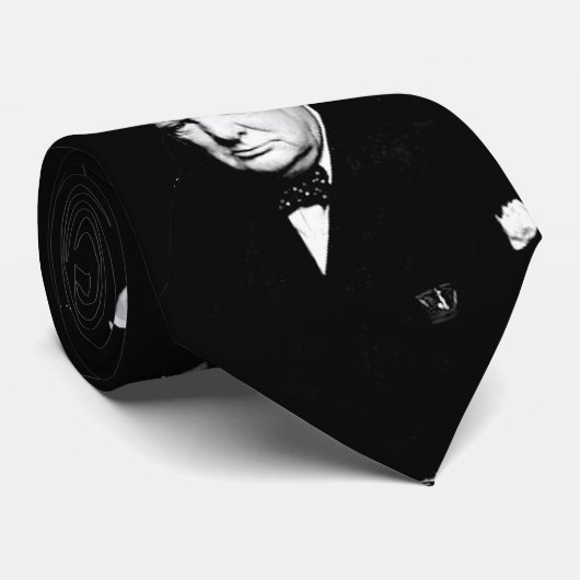 Sir Winston Churchill Krawatte (Gerollt)