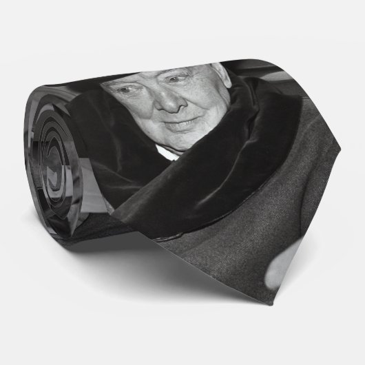 Sir Winston Churchill Krawatte (Gerollt)