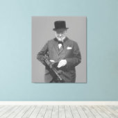 Sir Winston Churchill Leinwanddruck (Insitu (Holzboden))