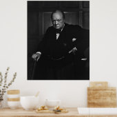 Sir Winston Churchill Poster (Küche)