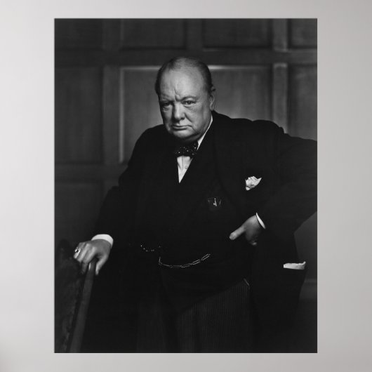 Sir Winston Churchill Poster (Vorne)