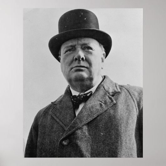 Sir Winston Churchill Poster (Vorne)