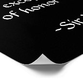 Sir Winston Churchill Quote des SRF Poster (Ecke)