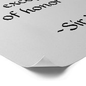 Sir Winston Churchill Quote des SRF Poster (Ecke)