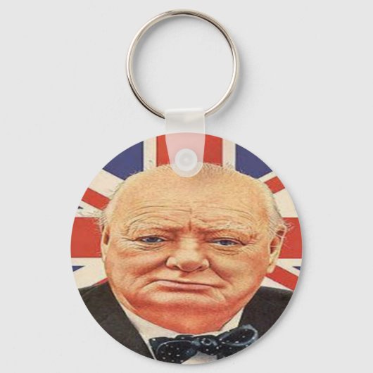 Sir Winston Churchill Schlüsselanhänger (Vorderseite)