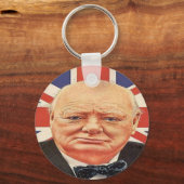 Sir Winston Churchill Schlüsselanhänger (Vorderseite)