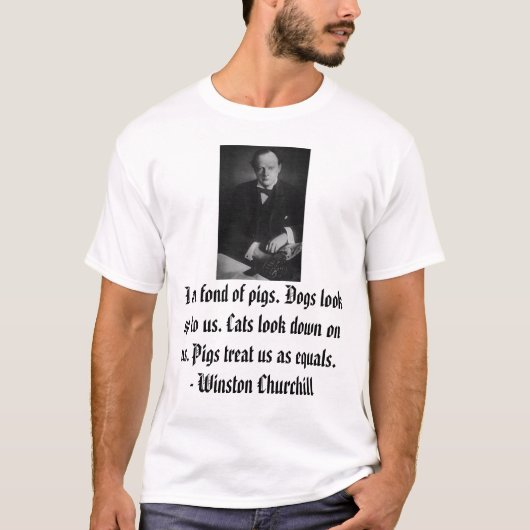 Sir Winston Churchill T-Shirt (Vorderseite)