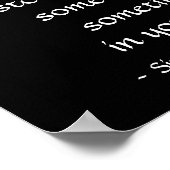 Sir Winston Churchill Zitat Poster (Ecke)