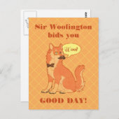 Sir Woofington Post Card Postkarte (Vorne/Hinten)