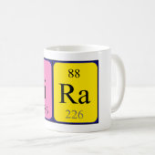 Sira Periodenname Tasse (VorderseiteRechts)