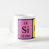 Sira Periodenname Tasse (Vorderseite Links)