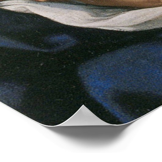 Sirani - Madonna Contemplating Poster (Ecke)