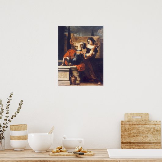 Sirani - Timoclea tötet Hauptmann von Alexander Poster (Küche)