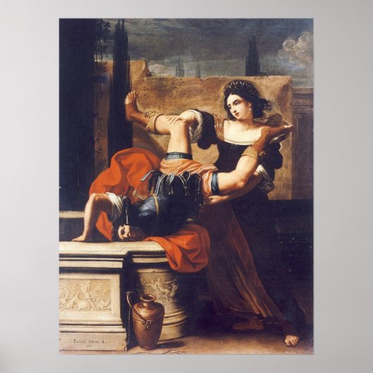 Sirani - Timoclea tötet Hauptmann von Alexander Poster (Vorne)