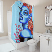 Siren des Meeres Duschvorhang (Beispiel)