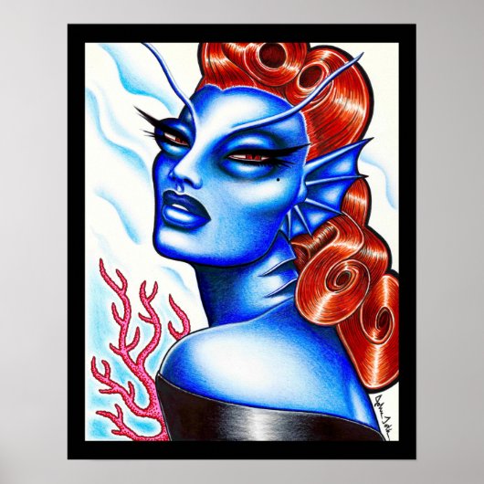 Siren des Meeres Poster (Vorne)