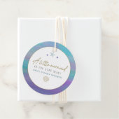 SIREN Lila Gold Meerjungfrau Ocean Sea Babydusche Geschenkanhänger (Beispiel)