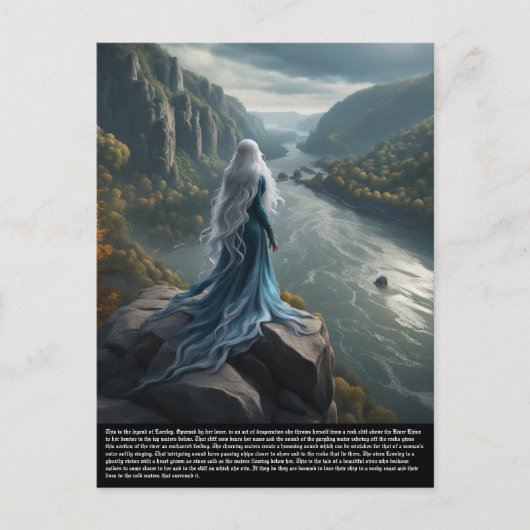 Siren Loreley Postkarte (Vorderseite)