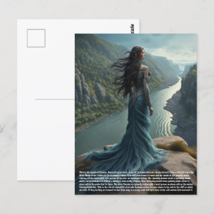 Siren Loreley Postkarte